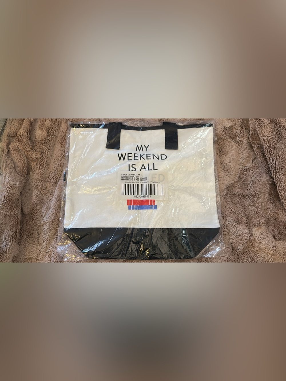 “My weekend is all booked” Tote Bag